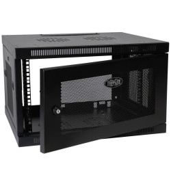 EATON - Skriňa SmartRack 6U, Mini Rack, Š - 600mm, Hl - 550mm, hĺbka pre prepínače, montáž na stenu