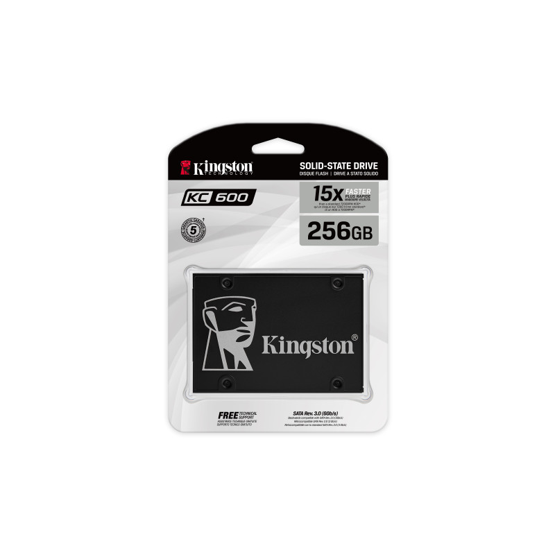 Kingston KC600/256GB/SSD/2.5''/SATA/5R