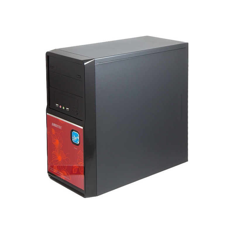 EXACTGAME - AMEI AM-C1002BR/Micro ATX/Čierna a červená