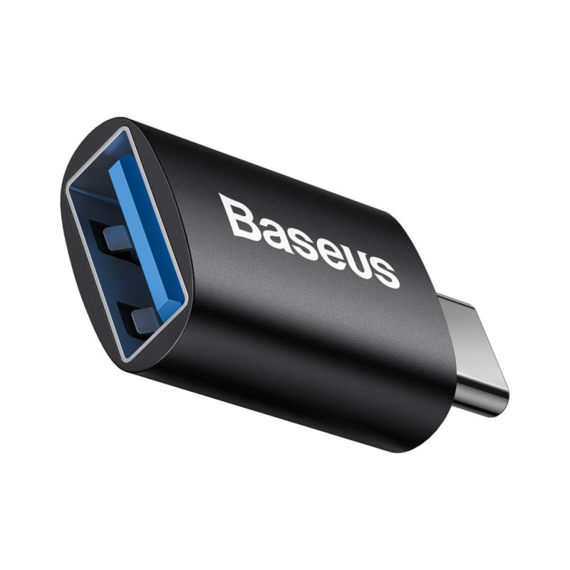 NONAME - Baseus ZJJQ000001 Ingenuity Mini OTG Adaptér z USB-A na USB-C Black