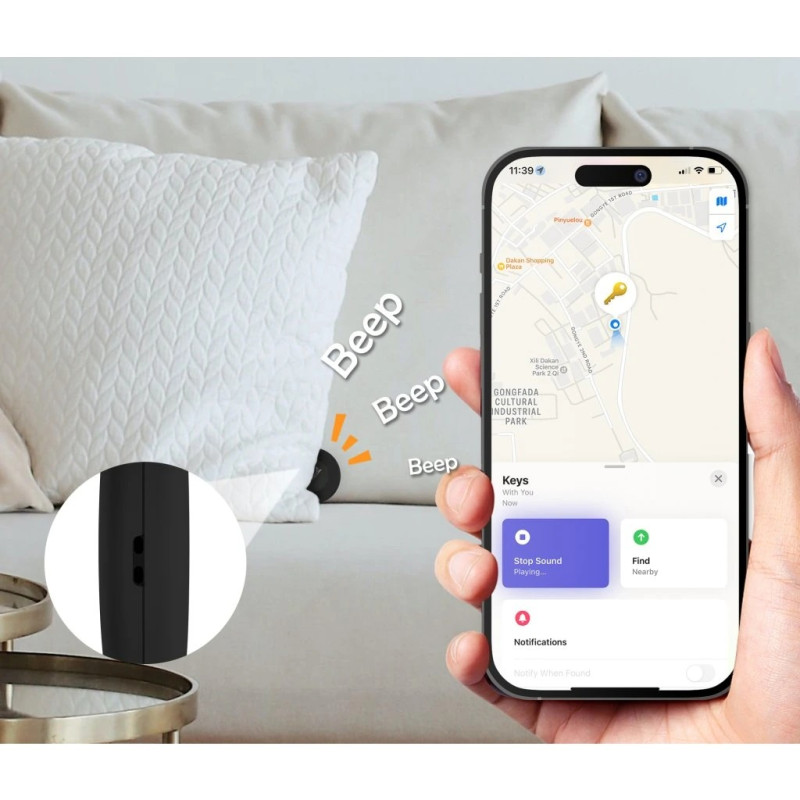Aligator Súprava Príveskov Lifetag Apple Find My 3ks