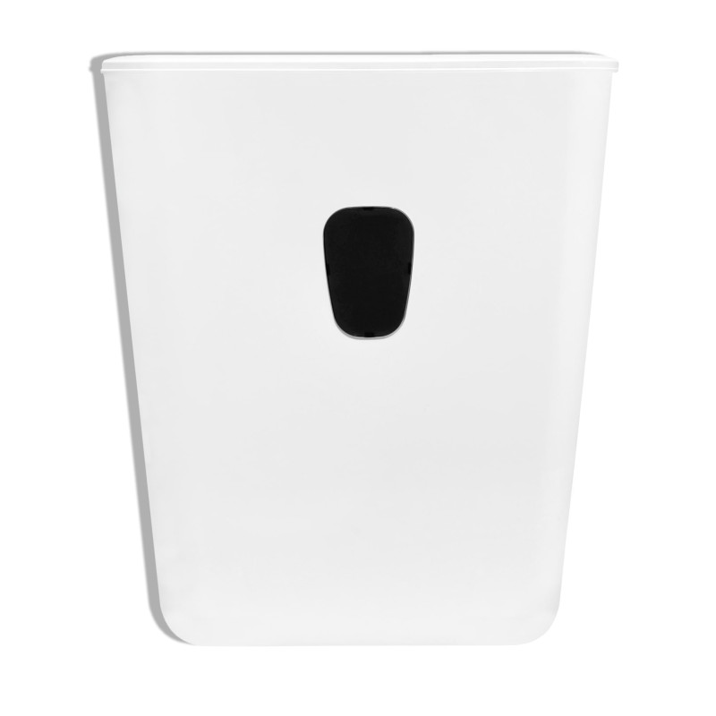 AVELI - Skartovačka DESQ, 4 x 38 mm, 15l, krížová hrdza, biela