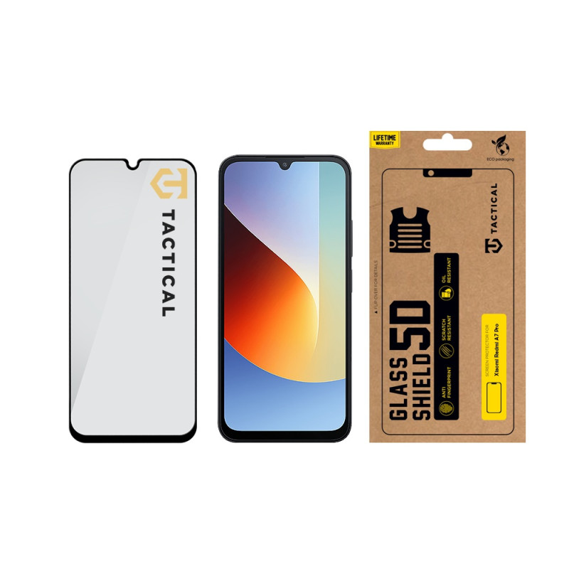 Tactical Glass Shield 5D sklo pre Xiaomi Redmi A7 Pro Black