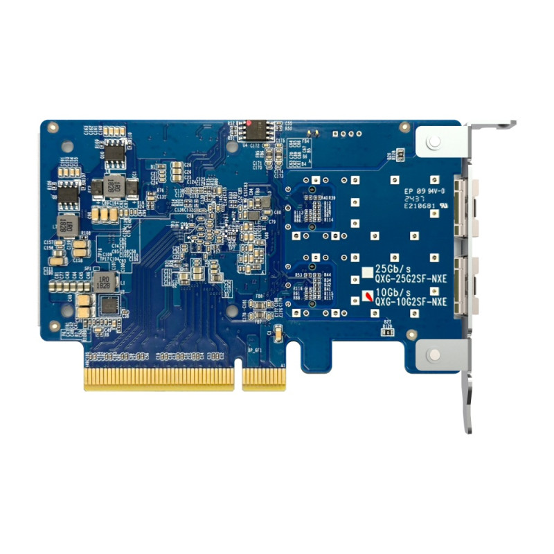QNAP QXG-10G2SF-NXE - 2x 10GbE SFP+, low-profile, PCIe Gen3 x8