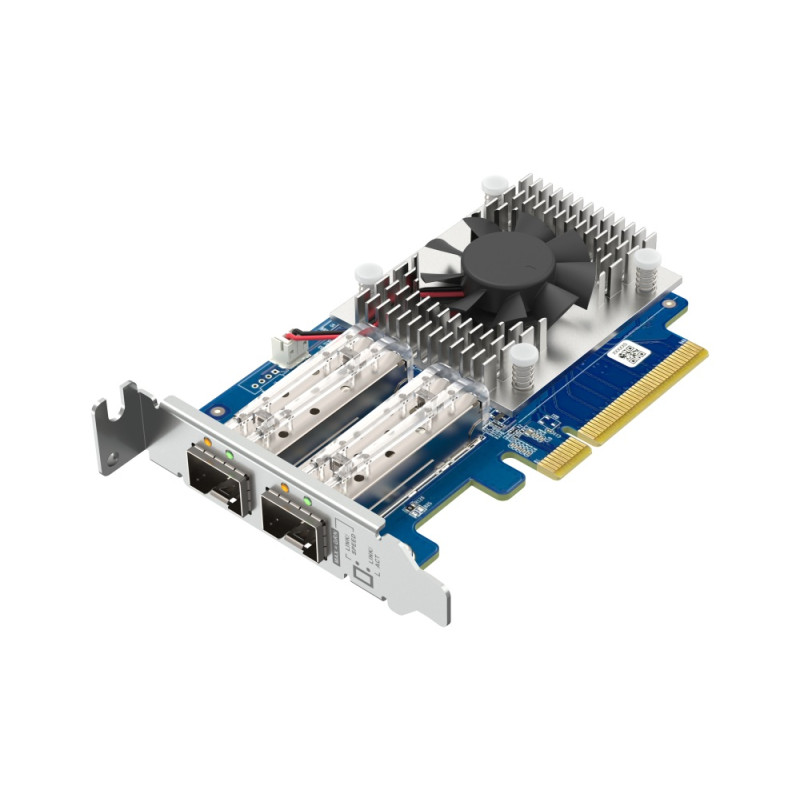 QNAP QXG-10G2SF-NXE - 2x 10GbE SFP+, low-profile, PCIe Gen3 x8