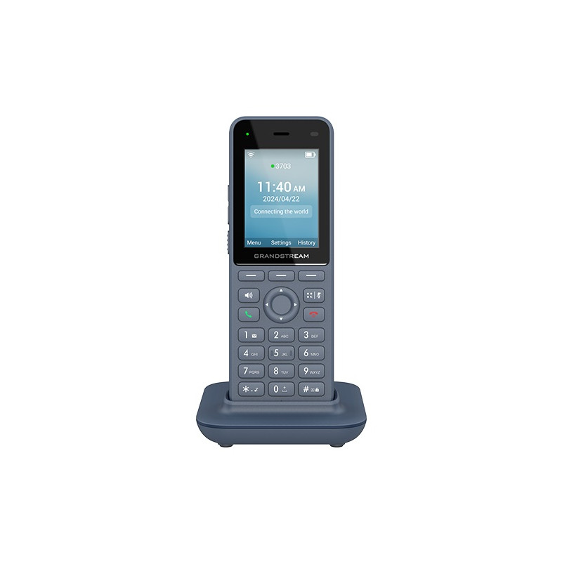 Grandstream WP826 SIP WiFi telefón, 2,4'' bar. displ., 3 SIP úč., BT, USB-C