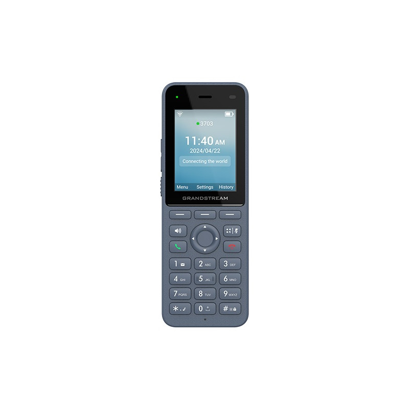 Grandstream WP826 SIP WiFi telefón, 2,4'' bar. displ., 3 SIP úč., BT, USB-C