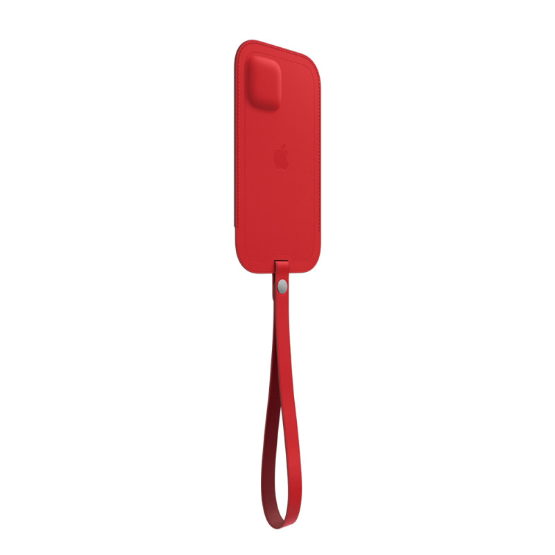 APPLE - iPhone 12 mini Leather Sleeve wth MagSafe RED