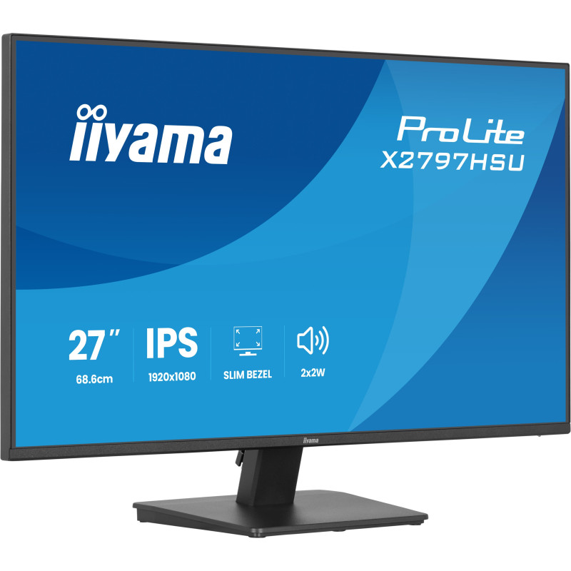 iiyama ProLite/X2797HSU-B1/27''/IPS/FHD/120Hz/4ms/Čierna/5R