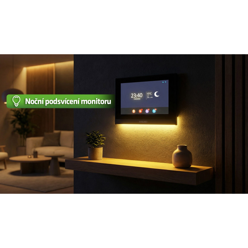 EVOLVEO DoorPhone ID-1, 2-drôtový videotelefón s RFID, odtlačkom prsta a podporou ONVIF kamier