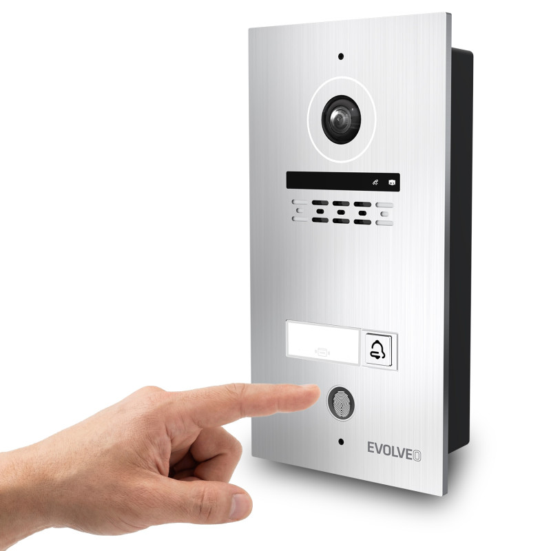 EVOLVEO DoorPhone ID-1, 2-drôtový videotelefón s RFID, odtlačkom prsta a podporou ONVIF kamier