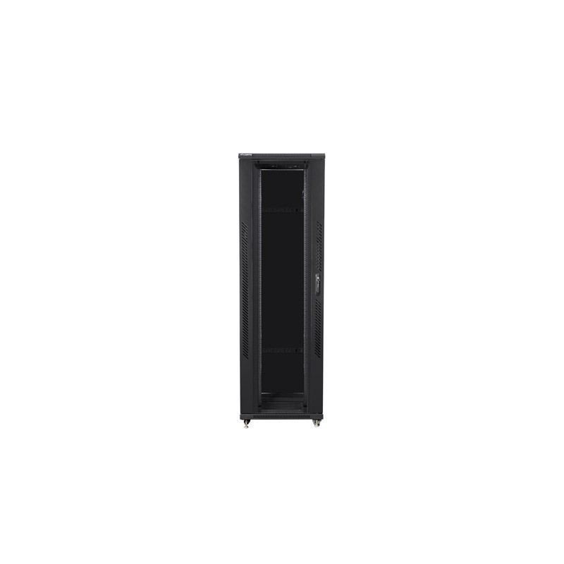 LANBERG - Stojanový rack 19'' 42U/800x1200 flat pack black