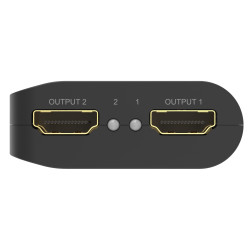 PremiumCord HDMI 2.0 Mini Splitter 1-2 Pigtail 4Kx2K@60Hz HDCP2.2 Downscaler