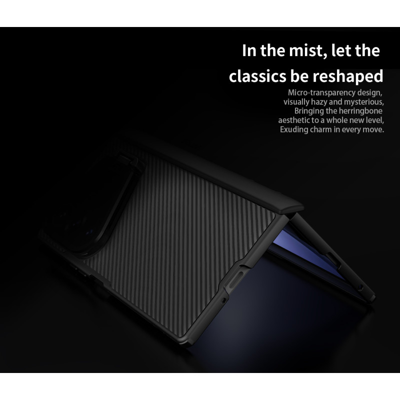 Nillkin CamShield Prop Magnetic (Transparent Lens) Zadný Kryt pre Samsung Galaxy Z Fold 8 Ultra Blac