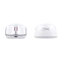 HyperX Pulsefire Haste 2/Herná/Optická/Pre pravákov/26 000 DPI/USB+BT/Biela