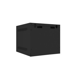 LANBERG RACKOVÁ SKRIŇA 10'' NÁSTENNÁ 4U/280X310 PRO VLASTNÚ MONTÁŽ S KOVOVÝMI DVERAMI ČIERNA-FLAT PACK