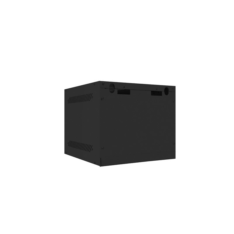 LANBERG RACKOVÁ SKRIŇA 10'' NÁSTENNÁ 4U/280X310 PRO VLASTNÚ MONTÁŽ S KOVOVÝMI DVERAMI ČIERNA-FLAT PACK