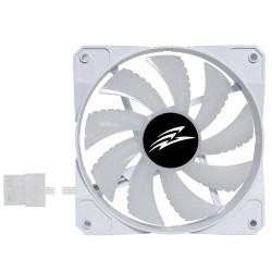 EVOLVEO 12FSW, ventilátor, 120mm, 4pin molex, ARGB, slave, biely