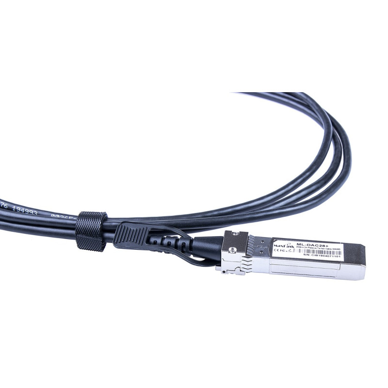 MaxLink 25G SFP28 DAC kábel, pasívny, DDM, 3m