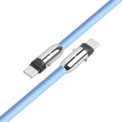 TB TOUCH - TB USB-C 2v1 kábel, 1m, modrý