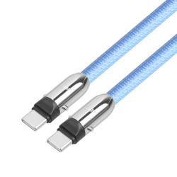 TB TOUCH - TB USB-C 2v1 kábel, 1m, modrý