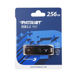 Patriot Xporter 3 Slider/256GB/USB 3.2/USB-A/Čierna