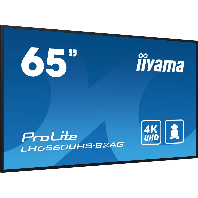 65'' iiyama LH6560UHS-B2AG:VA,4K UHD,Android,24/7