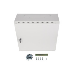LANBERG 19'' RACKOVÁ SKRIŇA PRO MONTÁŽ NA STENU 6U+3U/540X200 NÍZKOPROFILOVÁ ŠEDÁ (ZMONTOVANÁ)