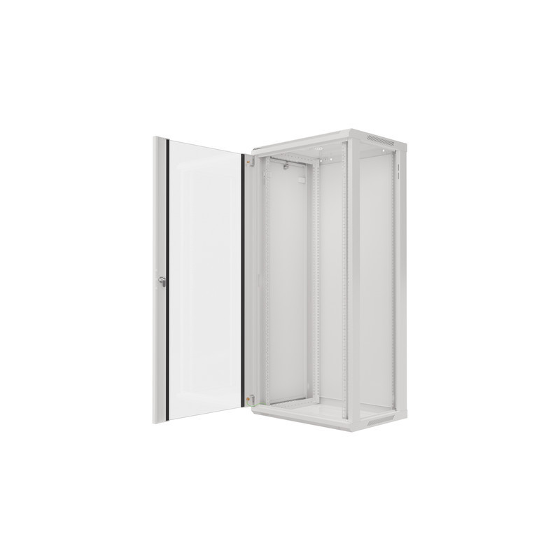 LANBERG RACKOVÁ SKRIŇA 19'' NÁSTENNÁ 27U/600X450 (FLAT PACK) ŠEDÁ V2