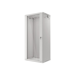 LANBERG RACKOVÁ SKRIŇA 19'' NÁSTENNÁ 27U/600X450 (FLAT PACK) ŠEDÁ V2