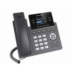 Grandstream GRP2612W SIP telefón, 2.4'' TFT bar. displej, 2 SIP účty, 4 prog. hr., 2x10/100Mb, WiFi