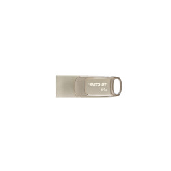 Patriot TAB T560/64GB/USB 3.2/USB-A + USB-C/Strieborná