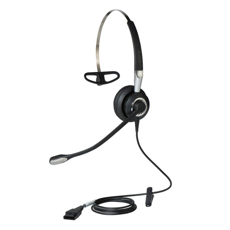 Jabra BIZ 2400 II/Mono/QD/Drôt/Čierna-strieborná