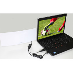 EVOLVEO Xany 1, 230/5V, aktívna pokojová anténa DAB+/DVB-T2, filter LTE,4G,5G