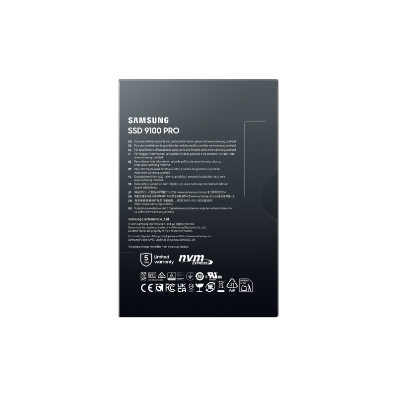 Samsung 9100 PRO/1TB/SSD/M.2 NVMe/Čierna/5R
