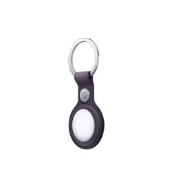 APPLE - AirTag FineWoven Key Ring - Midnight Purple