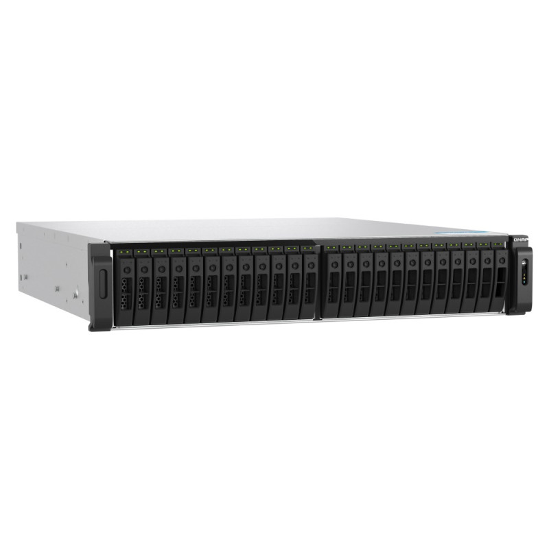 QNAP TS-h3077AFU-R5-32G (Ryzen Pre 5,1GHz, ZFS, 32GB DDR5 RAM, 30x 2,5'' SATA, 2x 2,5GbE, 2x 10GbE)