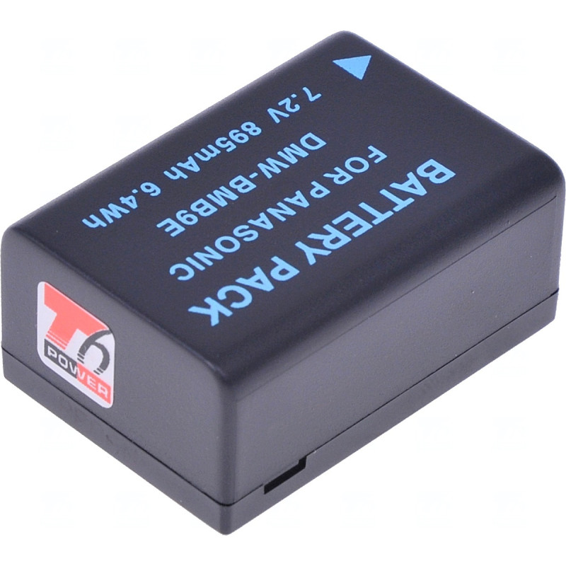 Batérie T6 power Panasonic DMW-BMB9, DMW-BMB9E, DMW-BMB9GK, BP-DC9, 895mAh, 6,4Wh