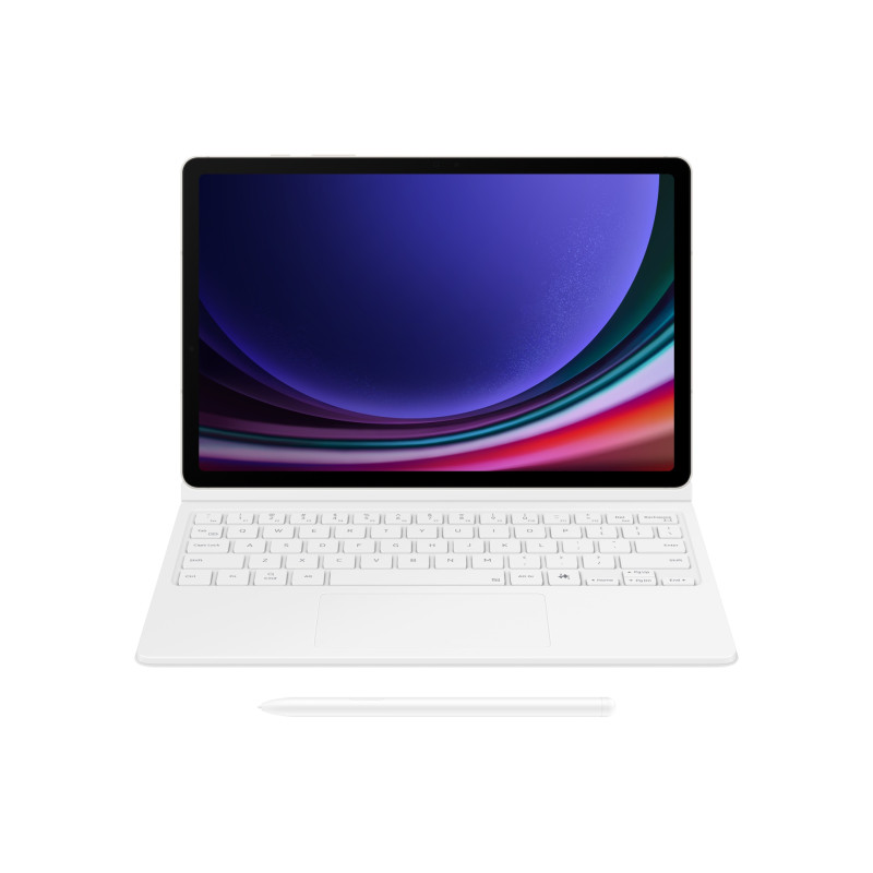 Samsung Ochranný kryt s klávesnicou a touchpadom pre Tab S9/S9 FE/S10 FE White
