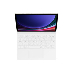 Samsung Ochranný kryt s klávesnicou a touchpadom pre Tab S9/S9 FE/S10 FE White