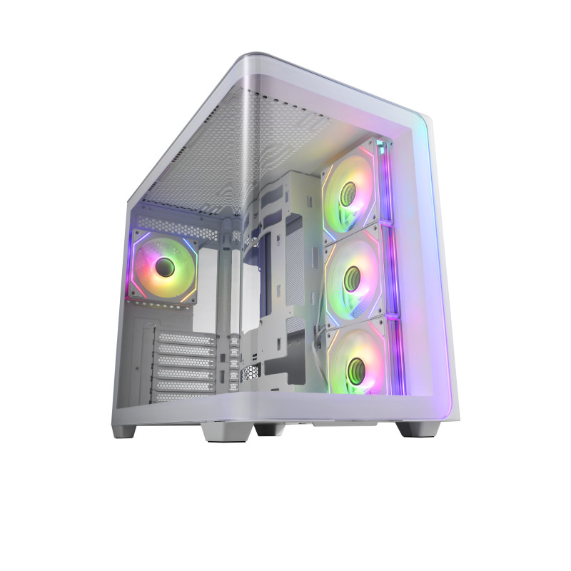 FSP M580-WP/Midi Tower/Transpar./Biela