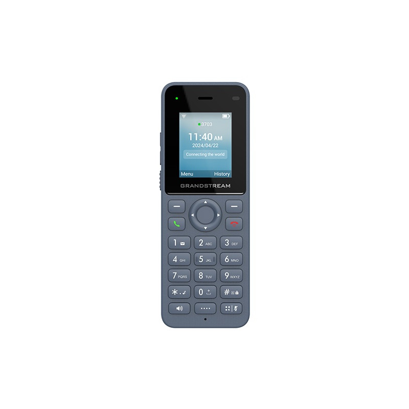 Grandstream WP816 SIP WiFi telefón, 1,77'' bar. displ., 2SIP úč., BT, 3,5 mm jack, USB-C