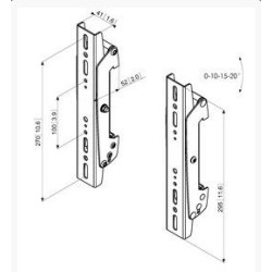 VOGELS - Vogel´s Svislé ramená Connect-it PFS 3302, 270 mm