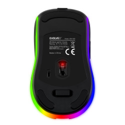 EVOLVEO WM430/Herná/Optická/1 600 DPI/Bezdrôtová USB/Čierna