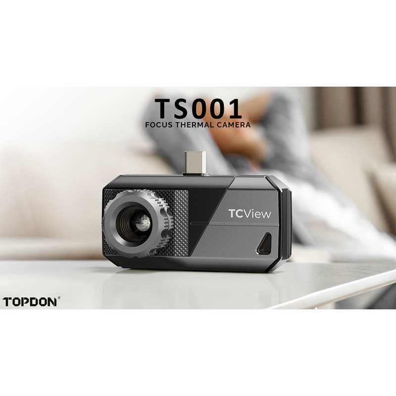 VIKING - TOPDON termálna infra kamera TS001/256x192/Windows/Android/zorné pole 13°x10°/USB-C/