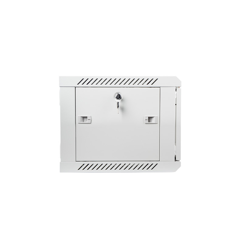 LANBERG - Nástenný rack 19' 6U 600X450mm šedý flat pack