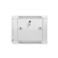 LANBERG - Nástenný rack 19' 6U 600X450mm šedý flat pack