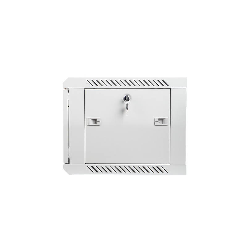 LANBERG - Nástenný rack 19' 6U 600X450mm šedý flat pack