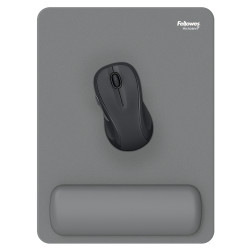 Podložka pod myš a zápästie Fellowes BREYTA XL sivá
