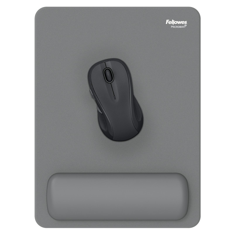 Podložka pod myš a zápästie Fellowes BREYTA XL sivá